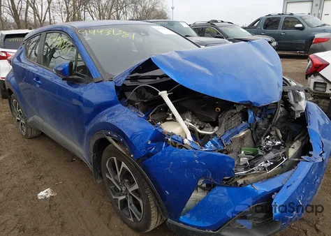 2018 Toyota C-Hr Xle z USA, uszkodzony, nr VIN NMTKHMBX2JR055503